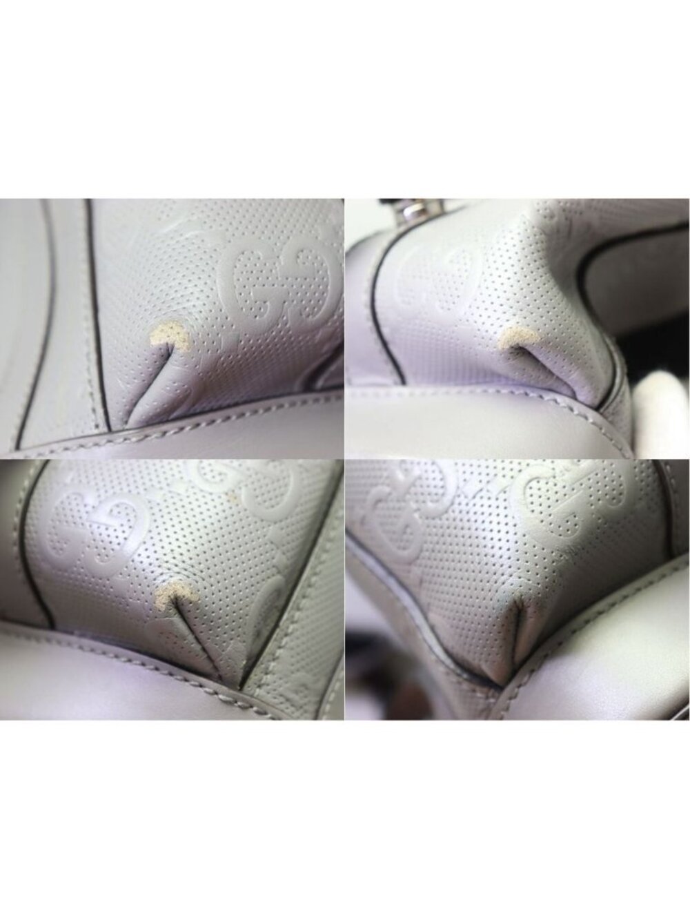 Gucci GG Embossed Leather Backpack - Picture 8 of 10